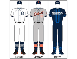 Detroit Tigers uniforms